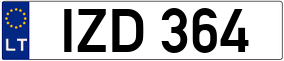 Truck License Plate